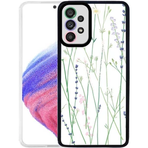 Kzy Samsung Galaxy A53  Kapak Kamera Korumalı Çiçek Desenli Ultra Ince Silikon Kılıf