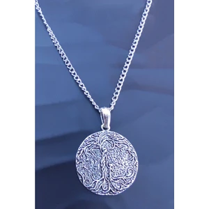 The Collection Antik Gümüş Kaplama Sarmaşık Hayat Ağacı Kolye