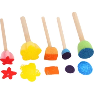 10 Paket Sünger Damgası Renkli Mantar Çubuğu (Yurt Dışından)