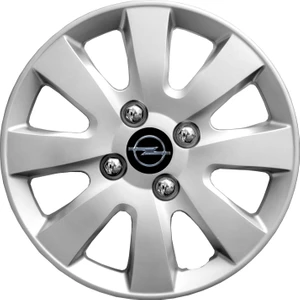 Opel Corsa D 15 Inç Jant Kapağı Amblemli Gri 4'lü Set 127