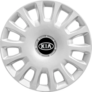 Kia Shuma 14 Inç Uyumlu Jant Kapağı Amblemli Gri 4 Adet 1 Takım 144