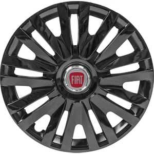 Fiat Doblo 14 Inç Jant Kapağı Amblemli Piano Black 4 Adet 1 Takım 208