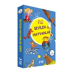 Sevilen Hayvanlar (Düz Yazılı) 1.sınıf 10 Kitap - Müzehher Özgün (Ciltli)