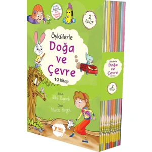Yuva Yayınları Öykülerle Doğa ve Çevre 2.sınıf 10 Kitap - Ülkü Duysak (Ciltli)