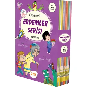 Öykülerle Erdemler Serisi 2.sınıf 10 Kitap - Ülkü Duysak (Ciltli)