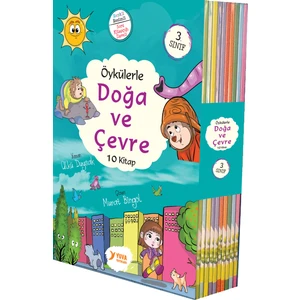 Öykülerle Doğa ve Çevre 3.sınıf 10 Kitap - Ülkü Duysak (Ciltli)