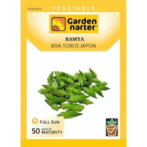 Garden Narter Kısa Bamya Tohumu Doğal Organik Tohum Pakette 5 Gr 75 Tohum