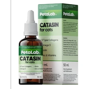 Catasin Kediler Için Kolajenli Tüy Sağlığı Damlası