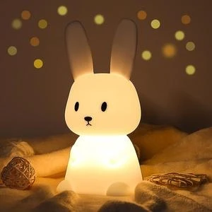LED Çocuk Gece Lambası Infantil Nacht Lamba Yatak Odası Lamba Dokunmatik Sensörü Dekor Çocuklar Için Sevimli Hediye (Yurt Dışından)
