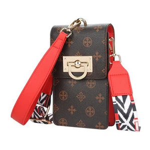 Kırmızı Omuz Mini Kadın Cep Telefonu Küçük Kız Üst Kolu 11 cm * 5 cm * 20 Cm Çanta (Yurt Dışından)