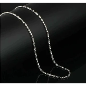 The Collection Geçmeli Çelik Kaplama Erkek Kolye Zincir 4 mm 60 cm