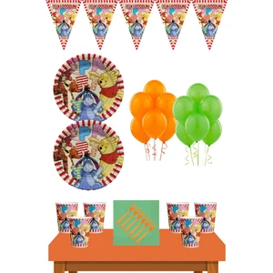 Winnie The Pooh Parti Malzemeleri 16 Kişilik Winnie The Pooh Doğum Günü Süsleri Seti Ekonomik