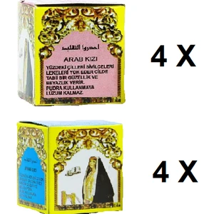 Arap Kızı Kremi 4x Mavi 4x Pembe