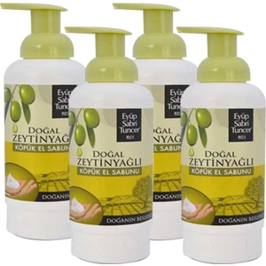 Eyüp Sabri Tuncer Zeytinyağlı Köpük El Sabunu 500  ml x 4
