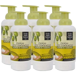 Eyüp Sabri Tuncer Zeytinyağlı Köpük El Sabunu 500  ml x 6