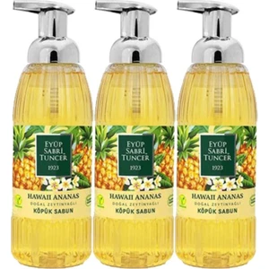 Eyüp Sabri Tuncer Hawaii Ananas Köpük Sabun 500  ml x3