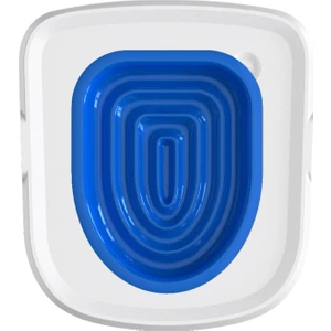 Kedi Tuvalet Eğitim Kiti Urinal Koltuk Lazımlık Pet Keden Ev Kedi Tuvalet Eğitmeni Mavi 38 x 34 x 3.2 cm (Yurt Dışından)