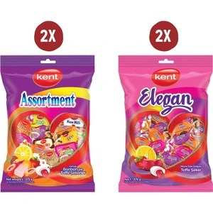 Şeker Assortment & Elegan 375 gr 4'lü