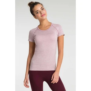Pasto Bisiklet Yaka Ultra Hafif T-Shirt Pembe
