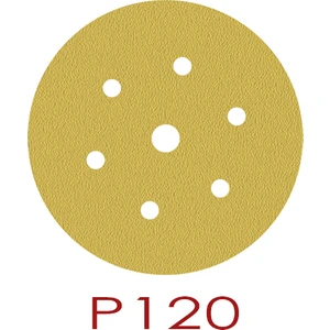 Zımpara 6 Delikli Cırtlı P120 10 Lu