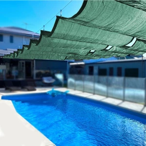 Size Ne Lazım 2m x 4m Yeşil File Açılır Kapanır Sürgülü Tente Dalgalı Gölgelik Pergole