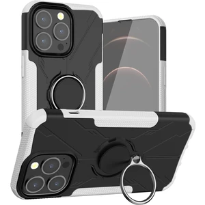 Zshskj iPhone 13 Için Darbeye Dayanıklı Pc + Tpu Koruyucu Kılıf - Beyaz (Yurt Dışından)