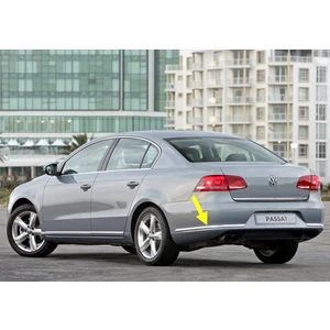 Vw Volkswagen Passat B7 Sedan 2011-2014 Sol Arka Tampon Köşe Çıtası Krom Kaplama 3AE807459