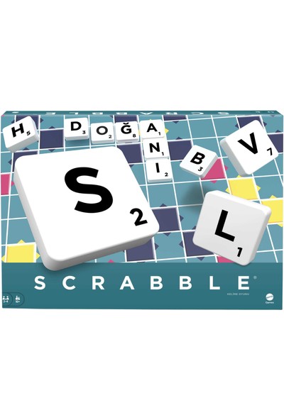 Scrabble Orijinal Türkçe, Kutu Oyunu, Mattel Games Y9611