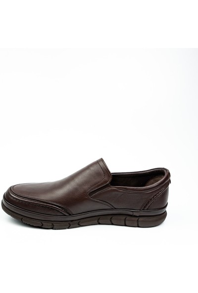 James Franco 6027 Kahverengi Deri Erkek Günlük Ayakkabı