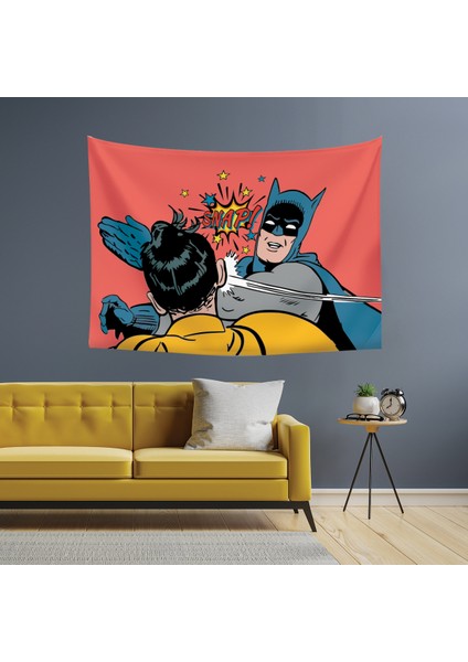 Batman Snap Çizgi Roman Comic Duvar Örtüsü Halısı 70X100, 100X150 cm