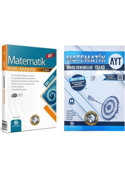 AYT Matematik Soru Bankası ve Deneme Seti 2 Kitap