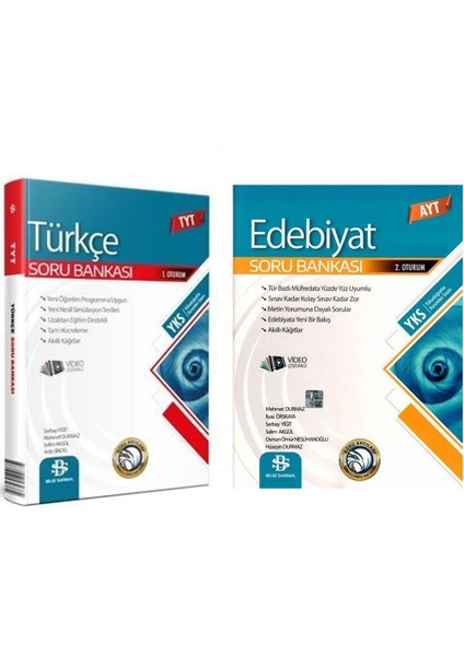 Bilgi Sarmal TYT Türkçe ve AYT Edebiyat Soru Bankası Seti 2 Kitap