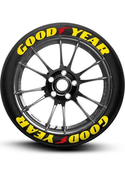 Good Year Sarı Kalıcı Lastik Yazısı Good Year Sticker 4 Kit