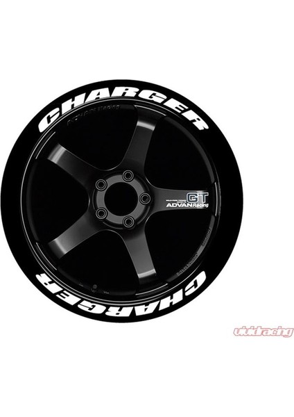 Charger Beyaz Kalıcı Lastik Yazısı Charger Sticker 8 Kit Büyük Boy fiyatları