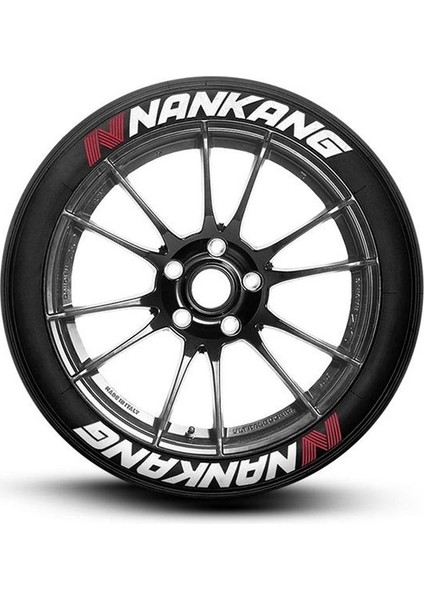 Nankang Beyaz Kalıcı Lastik Yazısı Nankang Sticker 8 Kit Büyük Boy