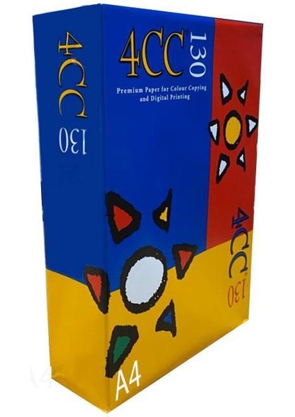 4 cc Gramajlı Fotokopi Kağıdı A4 130 gr 500 Lü
