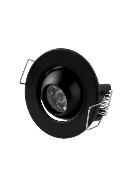 Ct 5268 1,5 W Power LED Ufo Hareketli Spot Siyah Kasa Gün Işığı