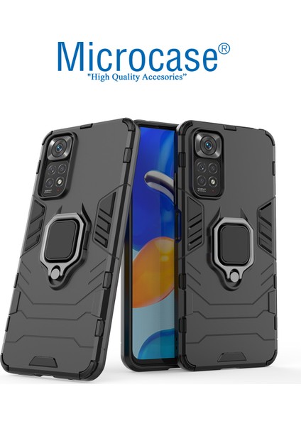 Xiaomi Redmi Note 11 Batman Yüzüklü Armor Kılıf - Siyah indirimleri