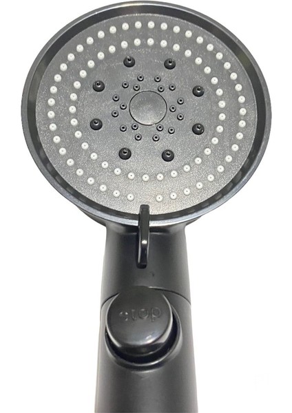 Siyah Pervaneli 5 Fonksiyonlu Start-Stoplu Lüx Duş Başlığı modelleri