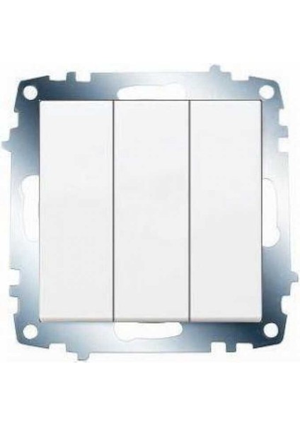 Üçlü Anahtar 1+3 Beyaz Karea fiyatları