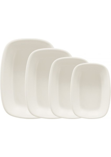 Gourmet Dikdörtgen Kayık 14 cm 6 Adet - GRM14DKY