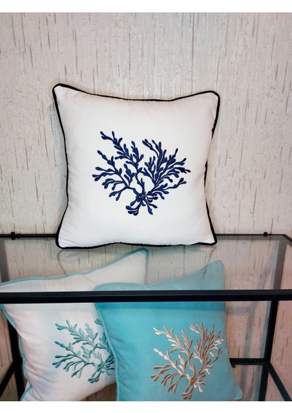 Nakışhomedesign Mercan Model Nakış Işlemelı45 x 45 cm Kırlentkılıfı fiyatları