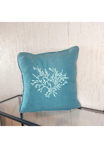 Nakışhomedesign Mercan Model Nakış Işlemelı45 x 45 cm Kırlentkılıfı