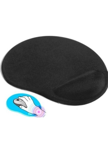 LN-2053 Large Boy Siyah Ergonomik Suya Dayanıklı Bileklikli Mouse Pad