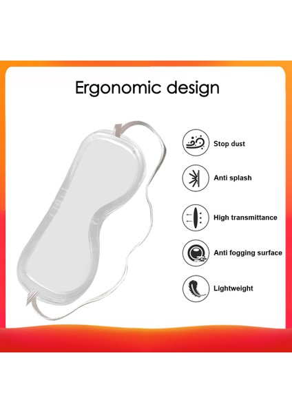 Rüzgar Toz Geçirmez Gözlük - Şeffaf (Yurt Dışından) fiyatları