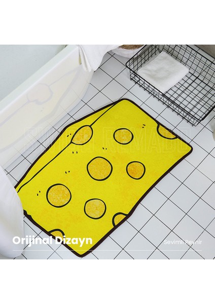 Çocuk Odası ve Banyosu Için Sevimli Karikatür Desenli Halı - Sarı (Yurt Dışından) fiyatları