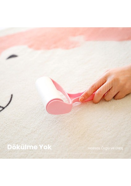 Çocuk Odası ve Banyosu Için Sevimli Karikatür Desenli Halı - Turuncu (Yurt Dışından) modelleri