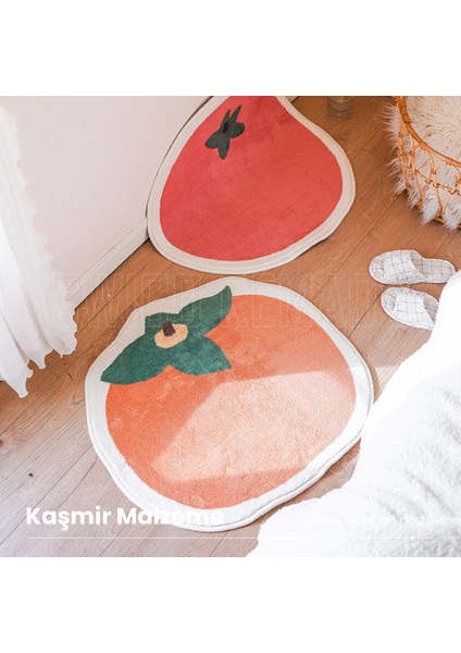 Çocuk Odası ve Banyosu Için Sevimli Karikatür Desenli Halı - Turuncu (Yurt Dışından) fırsatları