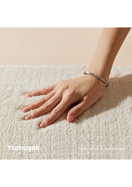 Çocuk Odası ve Banyosu Için Sevimli Karikatür Desenli Halı - Beyaz (Yurt Dışından) modelleri