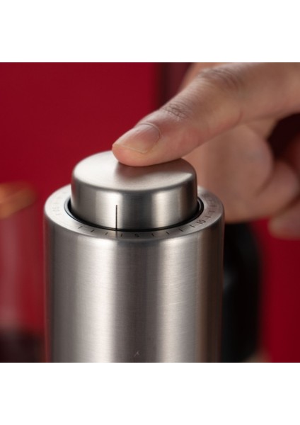 Metal Tozu Geçirmez Mühürlü Elektrikli Şarap Şişesi Kapak Tıpası D SP-002S (Yurt Dışından)